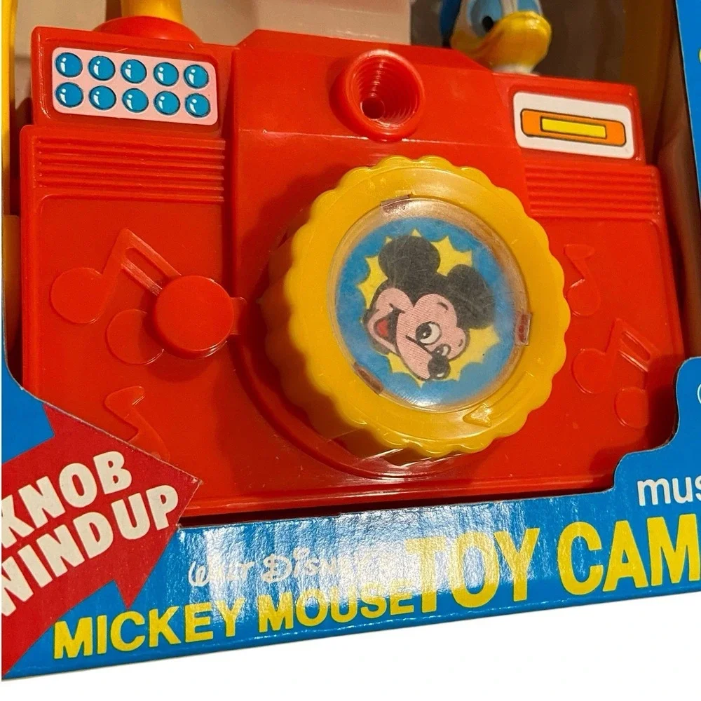 Vintage‎ 1980's Illco Disney Mickey Mouse Musical Toy Camera New